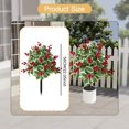 thumbnail image 3 of Décorations de Noël Extérieures Arbre de Noël avec Sol 22 Pouces Plante Artificielle de Noël avec Baies Rouges Buissons pour Porche Patio, 3 of 9