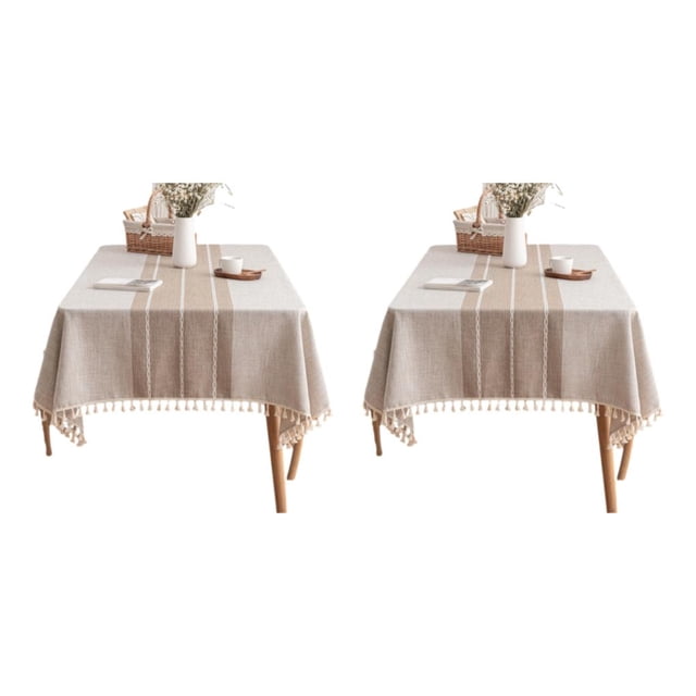 Mantel Billuyoard 135*135 cm Beige 2Conjunto