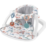 Pre-Owned Fisher-Price Portable Baby Chair Sit-Me-Up Floor Seat, Rainbow Showers