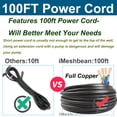thumbnail image 4 of Imeshbean, 1 HP, 110 V, Corded Deep Well Submersible Water Transfer Pump, 33GPM, 4 of 9
