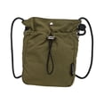 thumbnail image 3 of Bolso bandolera pequeño para teléfono, ideal para camping, viajes, picnic, uso diario para mujeres y hombres. Verde oscuro, 3 of 9