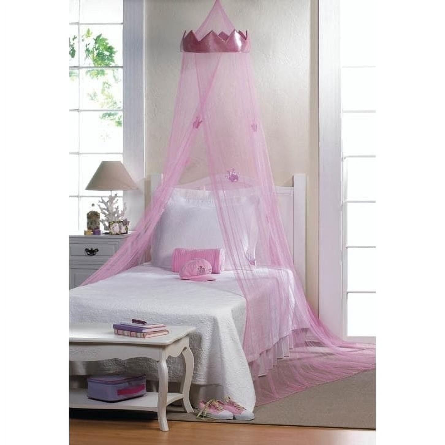 PINK PRINCESS BED CANOPY