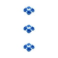 thumbnail image 2 of Decodeary 50pieces Low Maintenance Soft Texture Fabric For Albums And Decorations Realistic Appearance Fiber Wide Application Deep Blue 4.5cm 3Set, 2 of 6