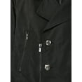 thumbnail image 3 of Hat and Beyond Mens Double Breasted Waterproof Jacket with Two Vertical Side-Jipper Pockets, 3 of 6