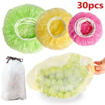 30PCS Stretchable Bowl Covers Food Covers Reusable Elastic Wrap for Kitchen Dining Plate Bread Rising Sourdough Baking Dish Cover Outdoor Picnic Storage 3 Sizes