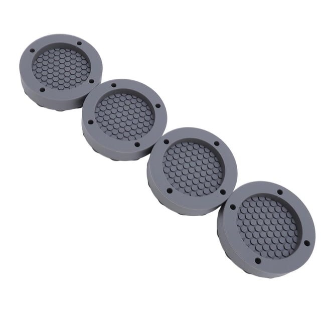 Anti Vibration Pads for Washing Machine, 4PCS Washing Machine Vibration Damper Anti Vibration Mat with Powerful Suction Cup, Prevents Noise, Stops Washer Dryer Moving