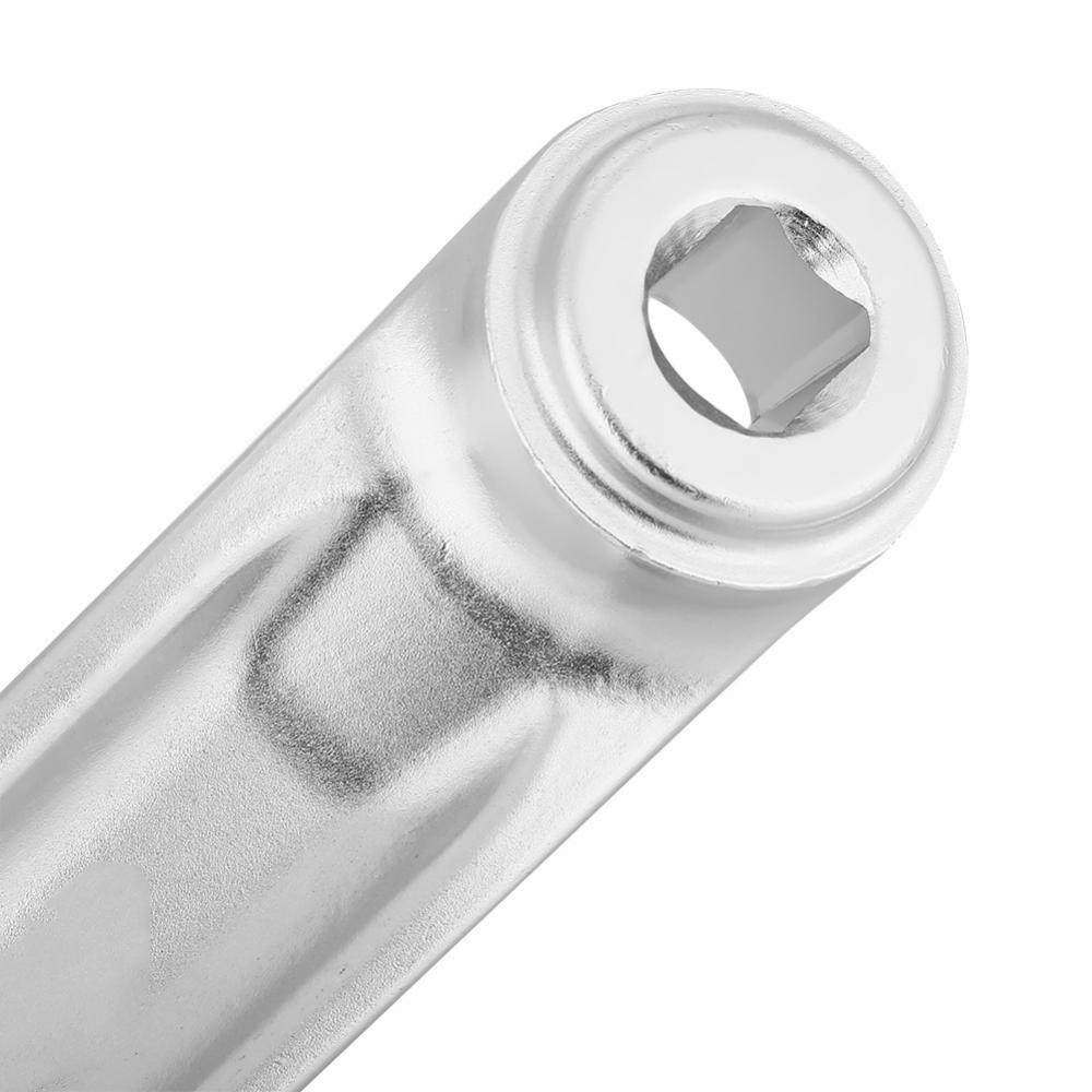 170mm Aluminum Alloy Bicycle Left Side Chain Crank Arm Replacement Accessory Diamond Hole and Square Hole Akozon Bike Crank Arm