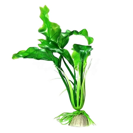 Artificial Aquarium Submarine Green Grass Fish Tank Ornament Water