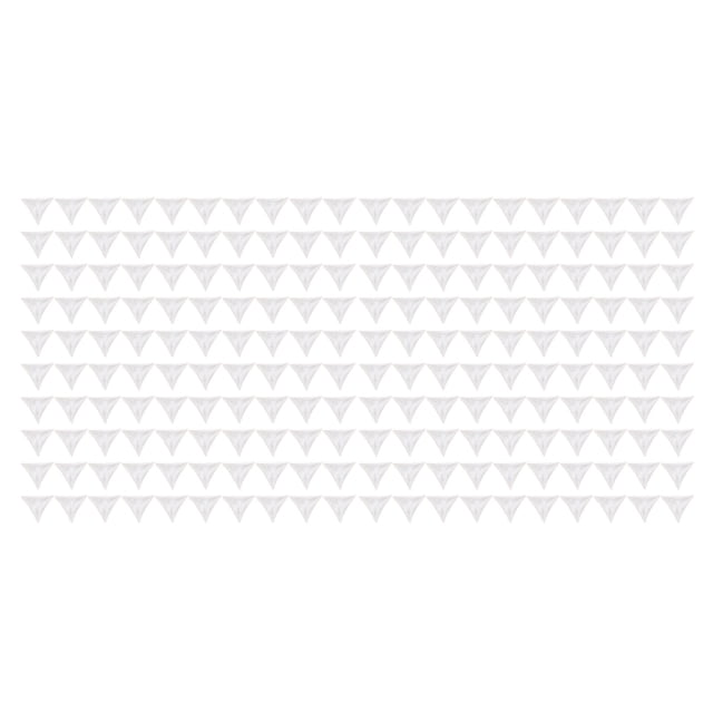 200pcs Inside Corner Dust Guards Clear Triangular Anti Collision Dust Proof Table Corner Guards for Stairs Closets Cabinets Drawers