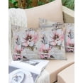 thumbnail image 6 of Vintage Spring Floral Throw Pillow Cover 24 x 36 Inch Decorative Pillow Cover Pink Summer Botanical Retro Flowers Lumbar Pillowcase Seasonal Rectangle Cushion Case for Couch Sofa Bed Living Room, 6 of 7