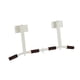 thumbnail image 1 of Barra de dominadas de pared para entrenamiento deportivo, barra de tracción fija, barra de tracción individual para fitness Blanco, 1 of 9