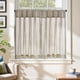 thumbnail image 3 of Cortinas de cocina Jinchan de lino plisadas, 36 cm, 2 paneles, 3 of 9