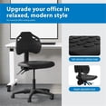 thumbnail image 4 of Scranton & Co Black Urethane Ergonomic Task Chair with Tilt and Back Angle, 4 of 11