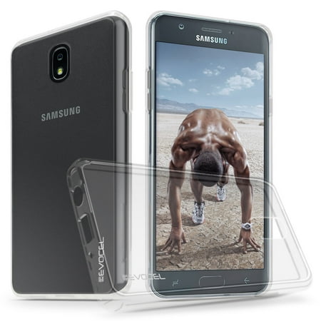 Galaxy J7 (2018) Case, Evocel [Slim] [Lightweight] [Clear & Transparent] [Tactile Buttons] Aperture Series for Samsung Galaxy J7 (2018) / J7 V 2nd Gen / J7 Refine / J7 Crown / SM-J737P,