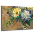 thumbnail image 2 of Epic Art 'Glass Floral' by Jeanette Vertentes, Acrylic Glass Wall Art, 36"x24", 2 of 10