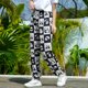 thumbnail image 5 of Pantalones largos de pierna ancha de verano para mujer, de seda de hielo, moda urbana 2023, pantalones bombachos holgados de color sólido, pantalones rectos casuales para mujer, 5 of 5