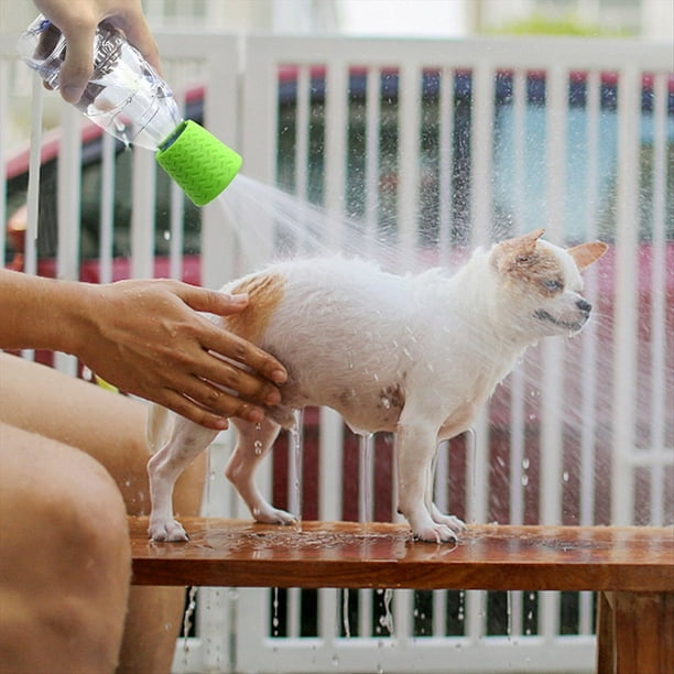 Ducha para Exteriores para Jardinería, Adecuada para Gatos y Perros, Limpieza y Baño, Portátil, para Mascotas, Color Verde