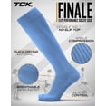 thumbnail image 2 of TCK Finale Solid Color proDRI Soccer Socks (S, Columbia Blue), 2 of 2