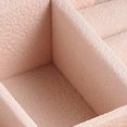 thumbnail image 4 of Joyero portátil Cajas Joyas de cuero Cajas con cremallera para pulseras (rosa), 4 of 9