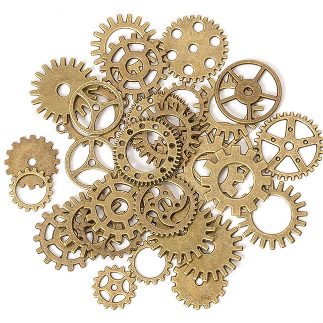 Matsuzay Juego de engranajes de aleación DIY, colgante de estilo Steampunk, engranajes, Vintage, accesorio de elaboración de joyería, regalo Artesanía No.02 Matsuzay HA7562-02B