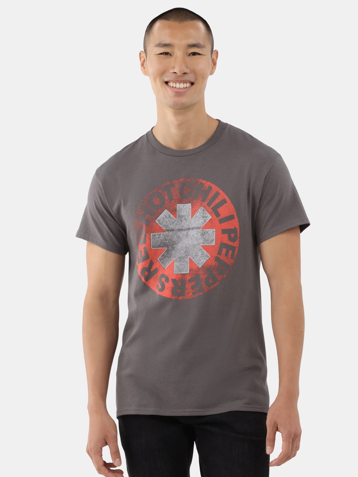Red Hot Chili Peppers Men's & Big Men's Graphic Tees with Short Sleeves, 2-Pack, Sizes S-3XL