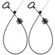 thumbnail image 1 of Phenofice 2Ud Reemplazo De Mango Para Reclinador Negro Con Cable Y Resorte Integrado, 1 of 8