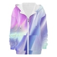 thumbnail image 5 of Bovemsi Sweatshirt for Women Zip Activewear Jacket Coat Printed Fall Outwear With Pockets Zip Up Hoodie, 5 of 7