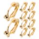 thumbnail image 1 of WASHWEPE 20Ud Convertidores Clip on Dorados Para Aretes De Uso Diario Con Material De Cobre Y Portátil, 1 of 8