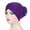 Purple, variant on Hijab Undercap for Women, Islamic Muslim Under Hijab Cap Pre Tied Turban Underscarf Solid Undercap Bonnet Inner Head Scarf Head Wraps Hair Turbans for Women