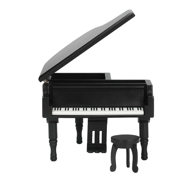 Caja de música con forma de piano, Caja de música con forma de piano Caja de música para piano Caja de música para piano de simulación construida para durar