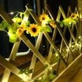 thumbnail image 3 of Dpityserensio Yard Solar Lighting Outdoor Garden Decorated with Rattan Lanterns Beautiful Sun Flower Hanato 2M 40 LED Decorative String Lights, 3 of 8