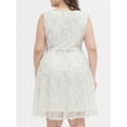 thumbnail image 2 of Vestido, Vestido de encaje de talla grande para mujer, sin mangas, de cintura alta, elegante, para f Abody Extragrande, 2 of 7