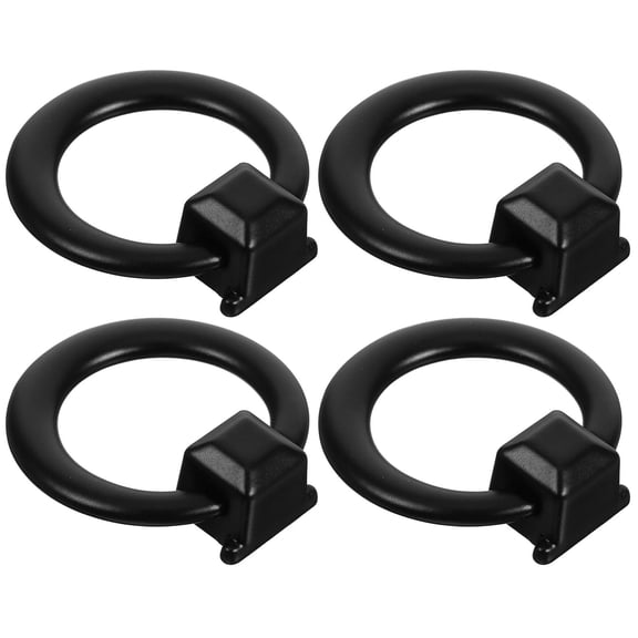 MLINS 4pcs Minimalist Single Hole Drawer Handle Zinc Alloy Furniture Hardware For Wardrobe Dresser Cabinet Home Office Hotel Decor