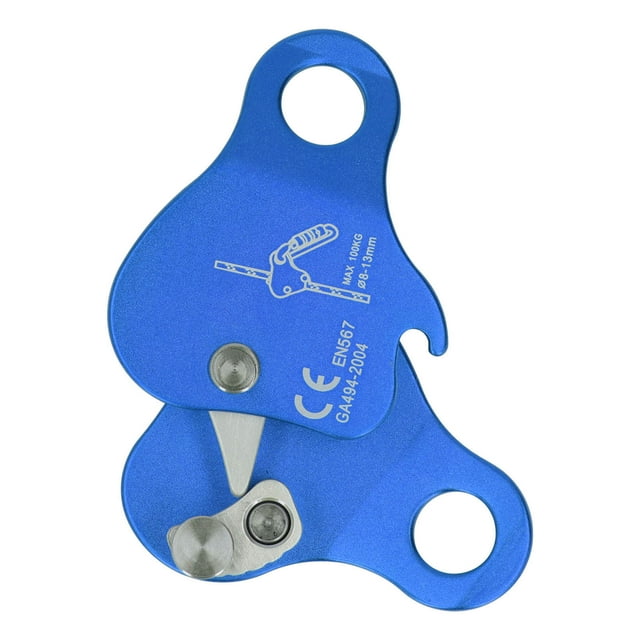 Agarre para cuerda de escalada, Agarre para cuerda de escalada Abrazadera de agarre de cuerda de aluminio Tapón de agarre para cuerda de escalada Rendimiento de primer nivel