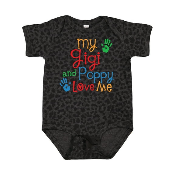Inktastic My Gigi and Poppy Love Me Boys or Girls Baby Bodysuit