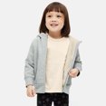 thumbnail image 2 of Ticikt Kids Sherpa Lined Hoodie Jacket, Full‑Zip Thick Warm Winter Coat for Boys Girls 2‑14Y, 2 of 6