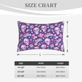 thumbnail image 4 of Hirioo Skull rainbow mushroom colorful for Plush Pillow Cover for Bedroom and Living Room ,Elegant, Comfortable Home Decor-20"x30", 4 of 6