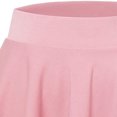 thumbnail image 6 of JINMGG Womens Plus Size Clearance $5 Women's Basic Versatile Stretchy A-line Flared Casual Mini Skater Skirt Pink XXL, 6 of 8