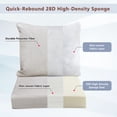 thumbnail image 3 of ATR ART to REAL 2PCS Outdoor Chair Cushion Set,Patio Furniture Replacement Cushions,24" x 24",Waterproof & Fade Resistant,Khaki, 3 of 9