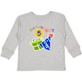 thumbnail image 3 of Inktastic Birthday Boy 5th Birthday Boys Long Sleeve Toddler T-Shirt, 3 of 5