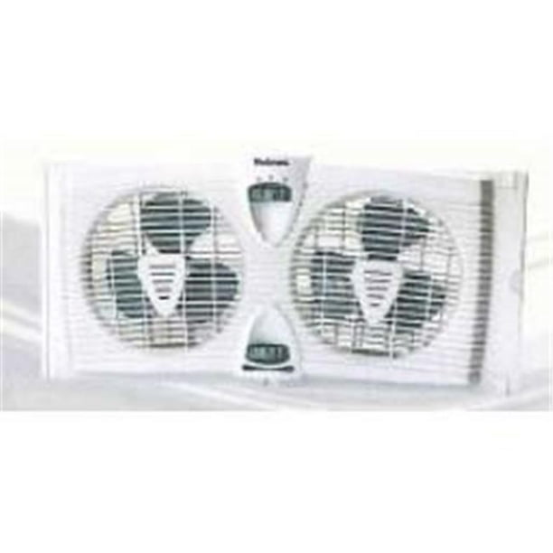 Holmes HAWF2030 Dual Blade Twin Window Fan with Thermostat Walmart