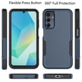 thumbnail image 3 of Galaxy A16 5G Case , 2 in 1 Phone Case for Samsung Galaxy A16 5G 6.7 inch ,Takfox Shockproof Protection Heavy Duty Armor Hard Plastic & Rubber Rugged Full Body Bumper Cover ( Blue ), 3 of 12