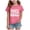 style-01 Pink, variant on Gubotare Girl Clothes T Shirts for Girls Casual Loose Patchwork Colour Girls Short Sleeve Summer Shirt Cute Crew Neck Fashion Basic Top Size 7-8 (White,7-8 Years)