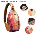 thumbnail image 2 of Sling Bag Cactus Desert Travel Sling Bag Travel Bag Hiking Bag for Men Women, 2 of 6