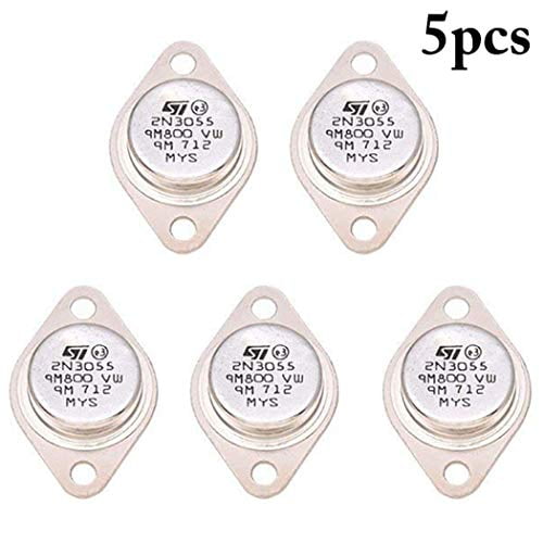 5PCS 2N3055 to-3 15A 60V NPN Power Transistor