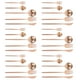 thumbnail image 4 of Juego de vajilla de acero inoxidable de 30 piezas con tenedores, cucharas, cuchillos y cubiertos de oro rosa Utensilios para servir, 4 of 7