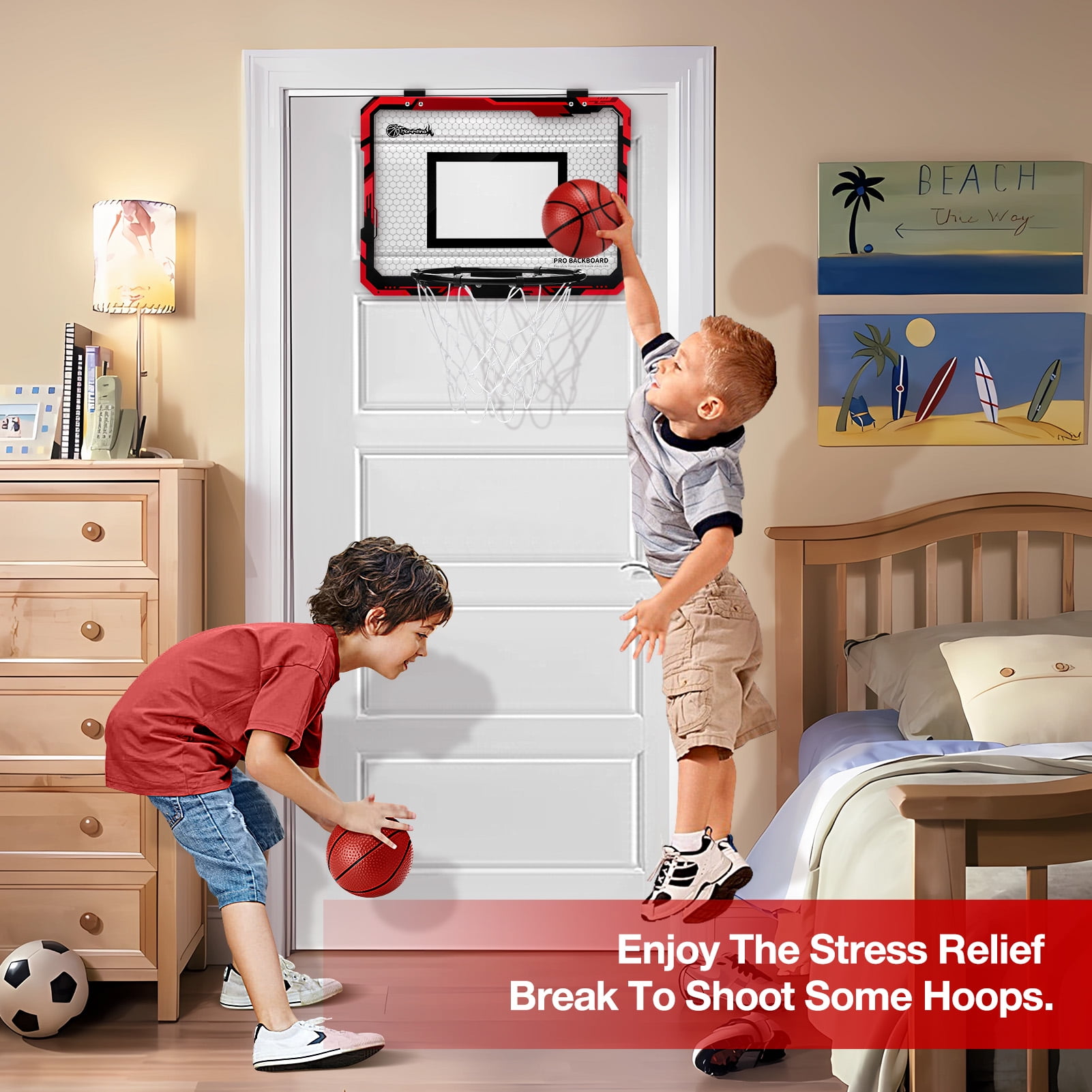 Ayieyill Basketball Hoop Indoor for Kids 15.7