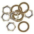 thumbnail image 3 of lionlar Set de 10pcs Joints Écrous Résistant à l'Usure Solide 3/8'' Guitare Basse Socket Écrou Joint Instruments de Musique Jack Rondelle Écrous Ensemble, 3 of 7
