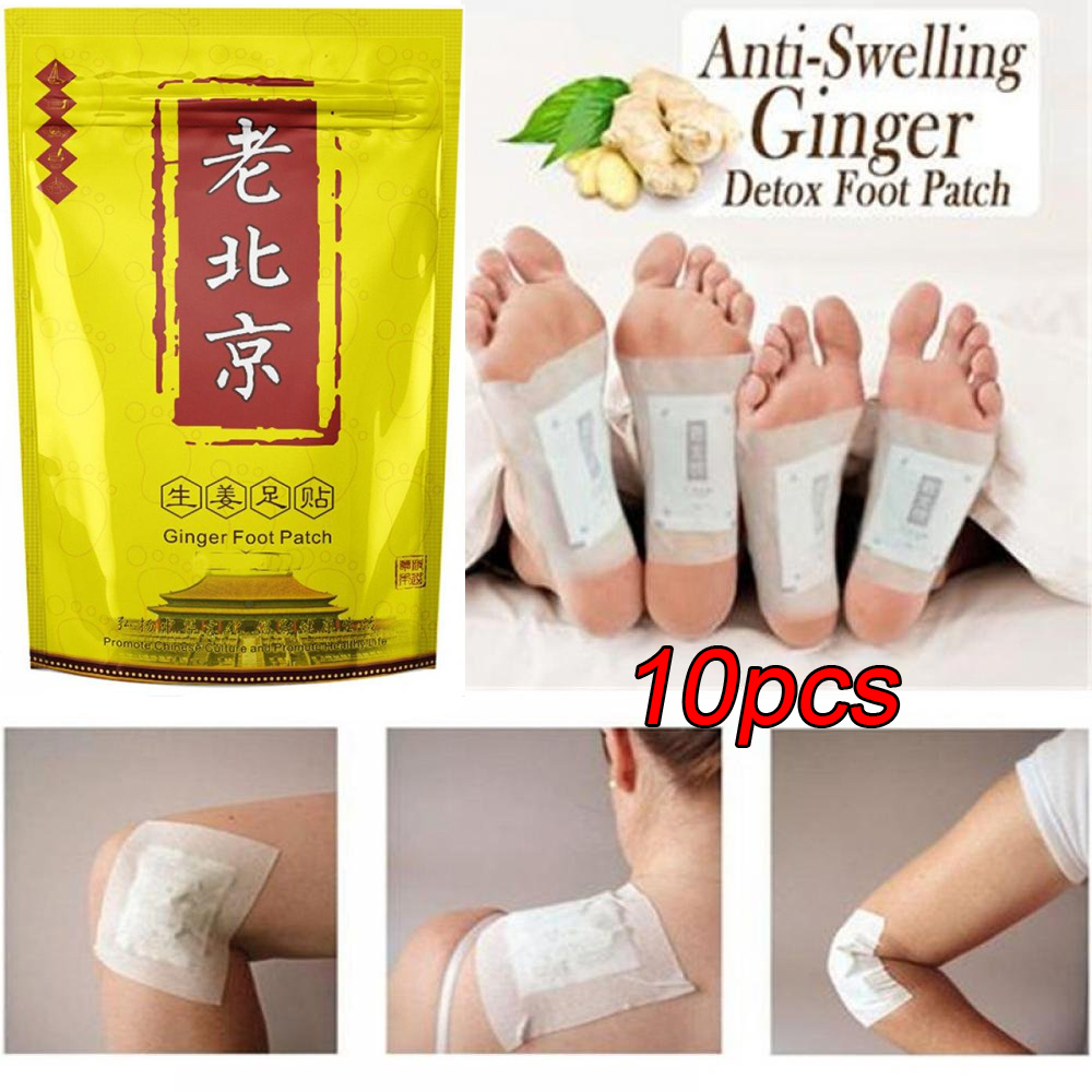 Foot Pads (10 Pads) Ginger Foot Pads for Better Sleep and AntiStress