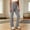 Gray, variant on YHAJDS Women Wide Leg Yoga Pants Button Pocket Design Casual Fitness Long Bottoms